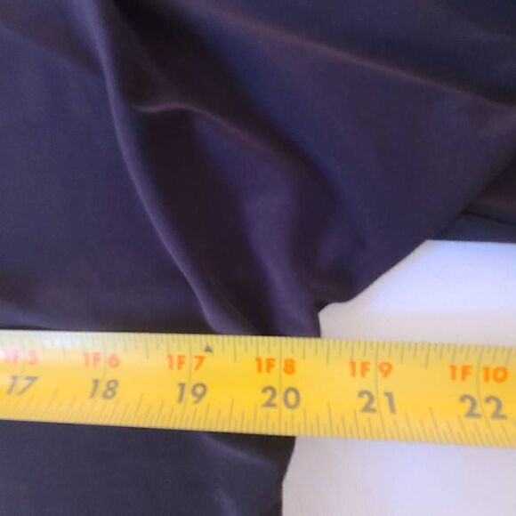 Last Tango Womens Black V Neck Chiffon Stretch Tunic Oversized Blouse - Picture 8 of 13